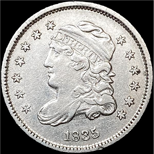 1835 Capped Bust Half Dime CLOSELY UNCIRCULATED