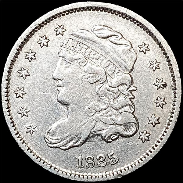 1835 Capped Bust Half Dime CLOSELY UNCIRCULATED