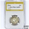 Image 1 : 1939 Washington Silver Quarter PGA PR66 CAMEO