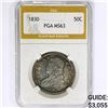 Image 1 : 1830 Capped Bust Half Dollar PGA MS63