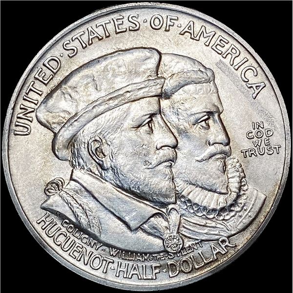 1924 Huguenot Half Dollar UNCIRCULATED