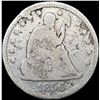 Image 1 : 1856 Seated Liberty Quarter NICELY CIRCULATED