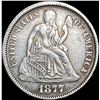 Image 1 : 1877 Seated Liberty Dime LIGHTLY CIRCULATED