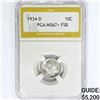 Image 1 : 1934-D Mercury Silver Dime PGA MS67+ FSB