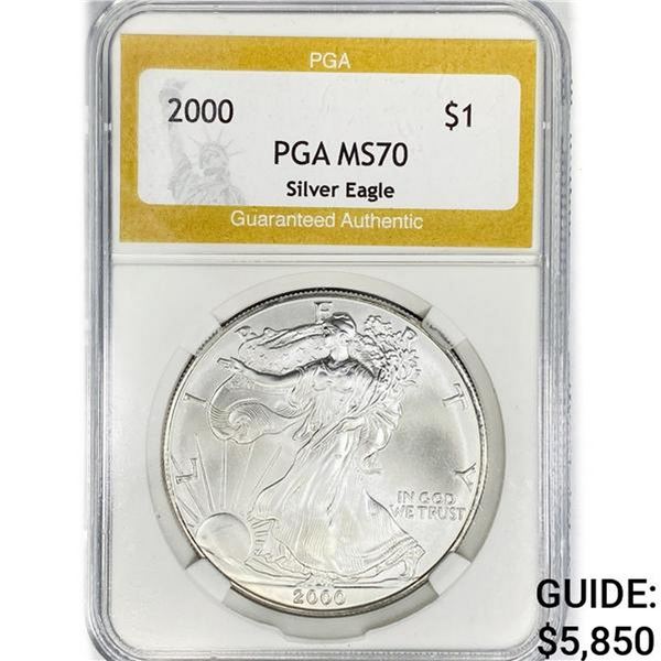 2000 American Silver Eagle PGA MS70