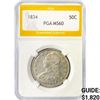 Image 1 : 1834 Capped Bust Half Dollar PGA MS60