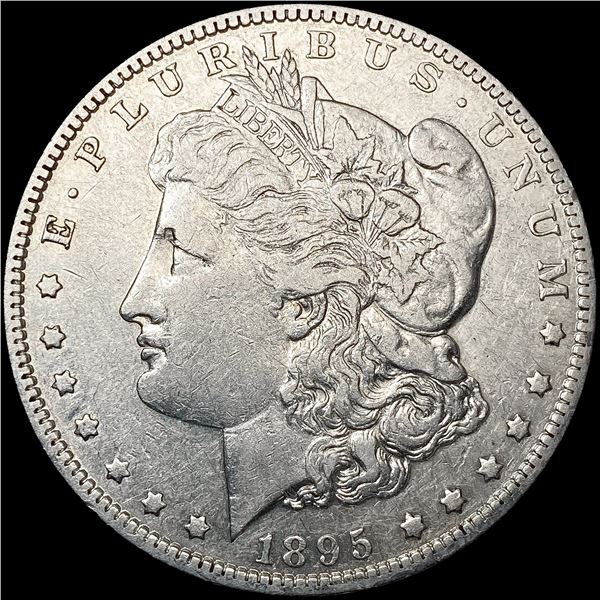 1895-O Morgan Silver Dollar ABOUT UNCIRCULATED