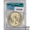 Image 1 : 1923-D Silver Peace Dollar ICG MS61