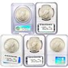 Image 2 : 1923 Set (5) Silver Peace Dollar MS64