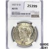 Image 1 : 1927-D Silver Peace Dollar NGC AU55