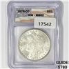Image 1 : 1878-CC Morgan Silver Dollar ICG MS62
