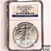 Image 1 : 2011-W American Silver Eagle NGC MS70 25th Anniv