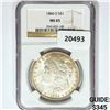 Image 1 : 1884-O Morgan Silver Dollar NGC MS65