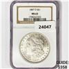 Image 1 : 1887-O Morgan Silver Dollar NGC MS63