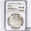Image 1 : 1878 7TF Morgan Silver Dollar NGC MS62 Rev 79