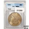 Image 1 : 1921 Morgan Silver Dollar ICG MS64