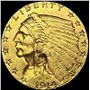 Image 1 : 1914-D $2.50 Gold Quarter Eagle UNCIRCULATED