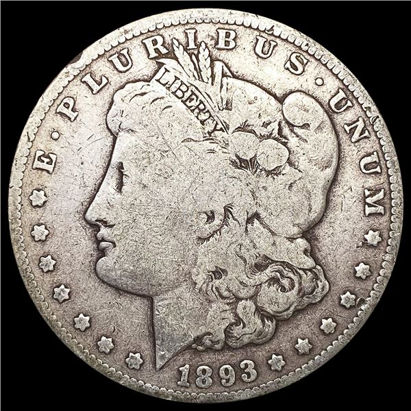 1893-CC Morgan Silver Dollar NICELY CIRCULATED