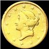 Image 1 : 1853 Rare Gold Dollar NICELY CIRCULATED