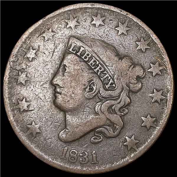 1831 Large Cent NICELY CIRCULATED