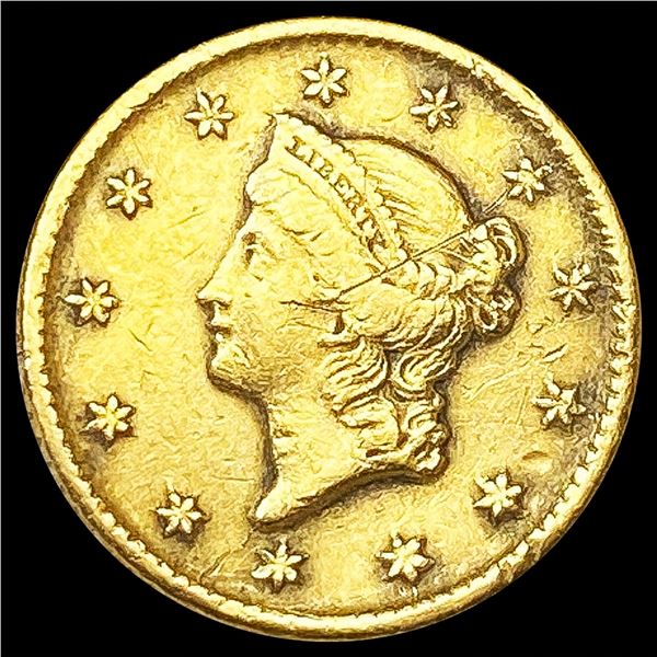 1849-O Rare Gold Dollar NEARLY UNCIRCULATED