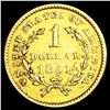 Image 2 : 1851 Rare Gold Dollar CLOSELY UNCIRCULATED