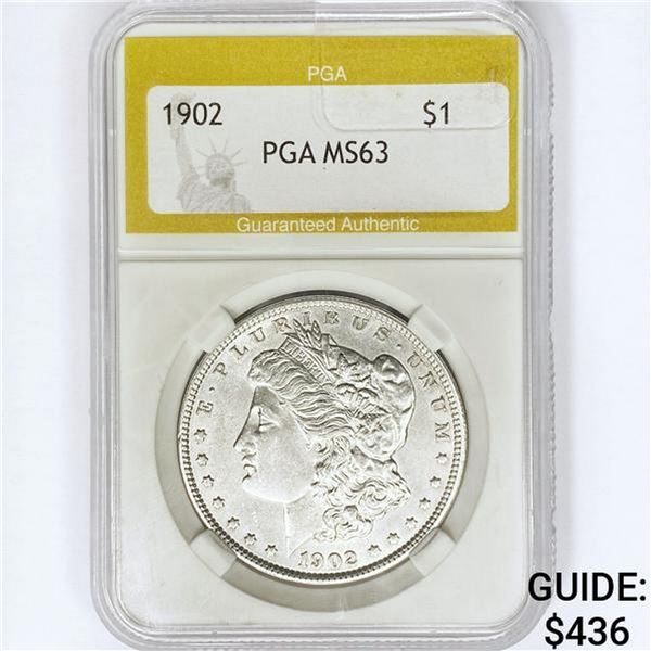 1902 Morgan Silver Dollar PGA MS63