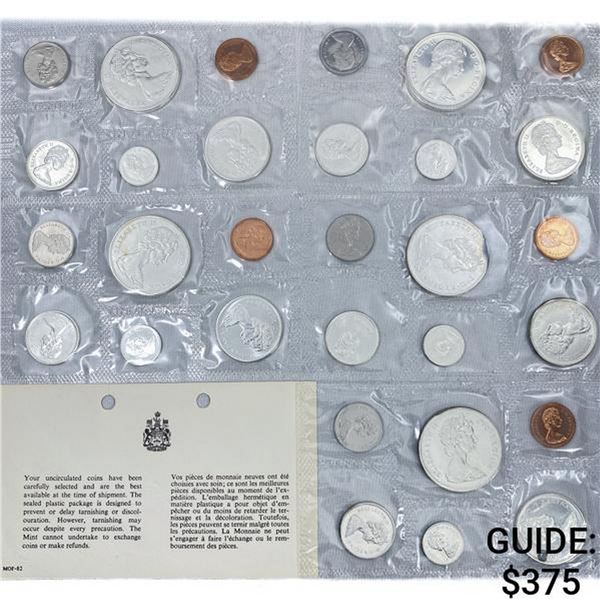 1965-67 Canada Proof Silver Coin Sets (30 Coins)