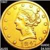 Image 1 : 1847 $10 Gold Eagle CLOSELY UNCIRCULATED