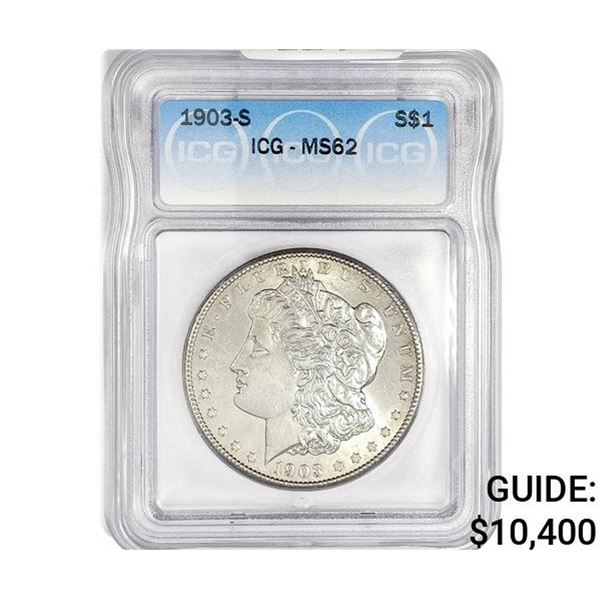 1903-S Morgan Silver Dollar ICG MS62