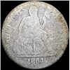 Image 1 : 1864-S Seated Liberty Dime NICELY CIRCULATED