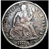 Image 1 : 1884-S Seated Liberty Dime NICELY CIRCULATED