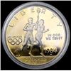 Image 1 : 1984-W US Olympic Commem .50oz Gold $10 GEM PROOF