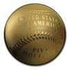 Image 2 : 2014-W $5 Gold Baseball Hall of Fame Commemorative Coin Program