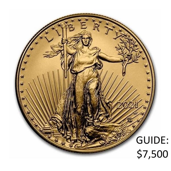 2021-W American Eagle One Ounce Gold Uncirculated Coin