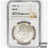 Image 1 : 1896 Morgan Silver Dollar NGC MS66