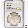 Image 1 : 1879-O Morgan Silver Dollar NGC MS62+