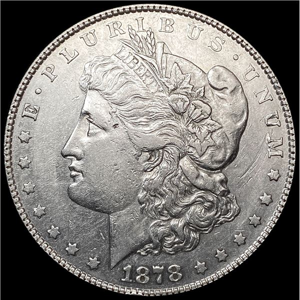 1878 8TF Morgan Silver Dollar CLOSELY UNCIRCULATED