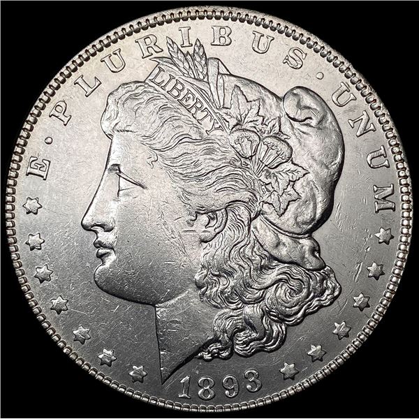 1893 Morgan Silver Dollar CLOSELY UNCIRCULATED