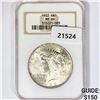 Image 1 : 1922 Silver Peace Dollar NGC MS64