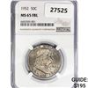 Image 1 : 1952 Franklin Half Dollar NGC MS65 FBL