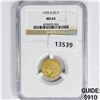 Image 1 : 1925-D $2.50 Gold Quarter Eagle NGC MS62