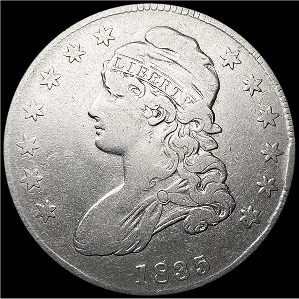 1835 Capped Bust Half Dollar LIGHTLY CIRCULATED