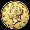Image 1 : 1849 Rare Gold Dollar CLOSELY UNCIRCULATED