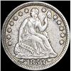 Image 1 : 1853 Arws Seated Liberty Half Dime NICELY CIRCULAT