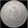 Image 2 : 1859 Seated Liberty Half Dollar CLOSELY UNCIRCULAT