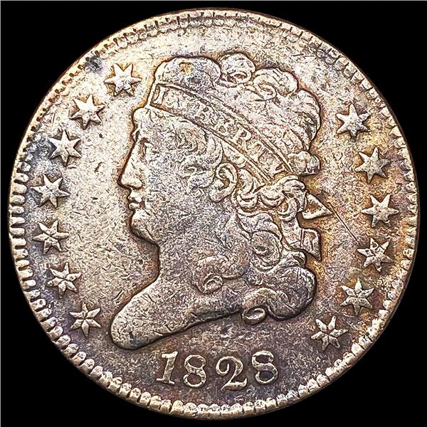 1828 13 Stars Classic Head Half Cent UNCIRCULATED