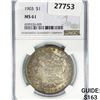 Image 1 : 1903 Morgan Silver Dollar NGC MS61