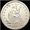 Image 1 : 1853 Arws & Rays Seated Liberty Quarter CLOSELY UN