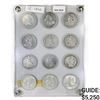 Image 1 : 1795-1964 US Misc Half Dollar Set (12 Coins)